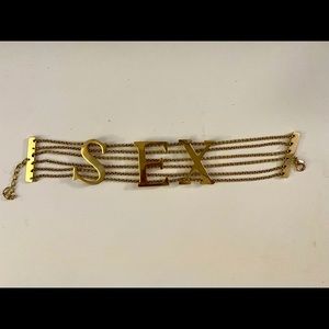 Dolce & Gabbana good “SEX” choker